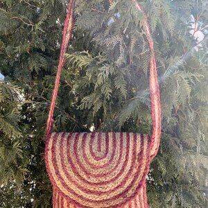 New Handmade Boho Woven Crossbody Bag - Eco-Friendly Jute Design